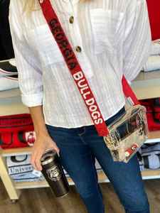 Custom Beaded Purse <b>Strap</b> Game Day <b>Bag</b> Accessory Seed Bead Shoulder Belt <b>Replacement</b> Crossbody Handle Sports Team Lettering Sash - Product Image 2