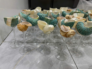 New Product 2026 Seashell Martini Glasses Shell Wine Glasses Wedding Bridesmaid Gift Birthday Gift Bachelorette Party Best Price - Product Image 4