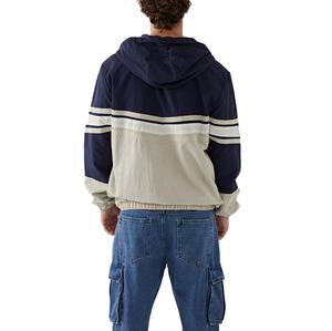 เสื้อแจ็คเก็ตกันลมสะท้อนแสงสำหรับผู้ชาย พิมพ์โลโก้ตามสั่ง ขายส่ง ผลิตจากโพลีเอสเตอร์ มีฮู้ด ซิป ป้องกันลม เหมาะสำหรับฤดูร้อน - Product Image 2