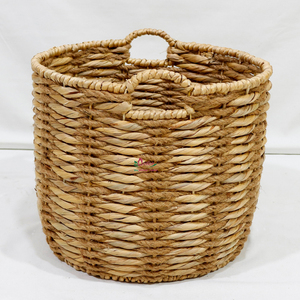 Eco Friendly Water Hyacinth Woven Multifunctional <b>Storage</b> Baskets Handmade Organizer for <b>Storage</b> - Product Image 5