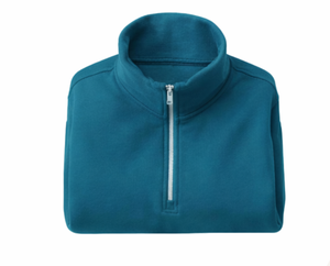 Women's Oversized Quarter Zip Sweatshirt Solid Color Fleece <b>Drop</b>-Shoulder <b>Stand</b> Collar Autumn Wear Women's hoodies - Product Image 4