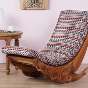 Newly Manufactured Solid Wood <b>Rocking</b> Dining <b>Chair</b> Modern Design Hotel Home Apartments Direct Price Handcrafted Furniture - Product Image 2