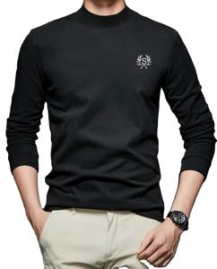 OEM sur mesure sweat-shirt décontracté pour hommes couleur unie confortable respirant anti-rides écologique polaire demi-fermeture éclair pull hiver - Product Image 6