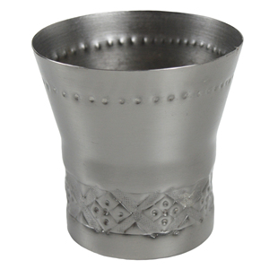 Vaso de Vidrio Creativo Hecho a Mano con Acabado Plateado, Diseño Metálico, Decoración para el Hogar, Diseño para Restaurantes y Hoteles, Vaso de Mesa - Product Image 6