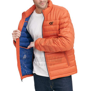 Chaquetas Acolchadas para Hombre, Fabricadas en Pakistán, Último Modelo, Cuello Alto, Logotipo Frontal, Transpirables, Ecológicas, para Invierno - Product Image 2