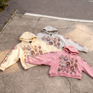 Sweat à capuche unisexe surdimensionné personnalisé avec impression DTG, prix de gros, coton de qualité supérieure, fermeture éclair - Product Image 1