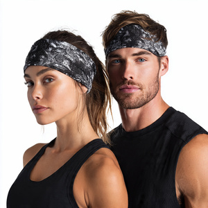 Running Wear Sublimation <b>Headband</b> Men Women Yoga Wear Exercise Printed Head Bands Women's - Product Image 1