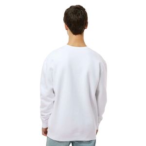 Sweat-shirt à col rond épais pour homme en molleton de coton, style streetwear décontracté, coupe ample, vêtements personnalisés en gros - Product Image 2
