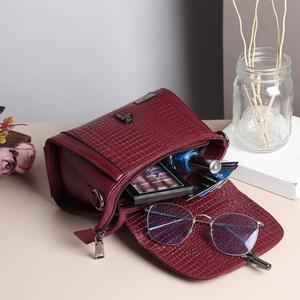 High Quality Genuine Leather Maroon Classic <b>Satchel</b> Durable Handmade Bag <b>for</b> <b>Men</b> and Women with 3L Capacity and Detachable Strap - Product Image 1