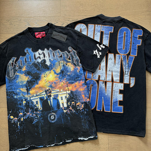 เสื้อยืดฮิปฮอปยูนิเซ็กซ์ ผ้าฝ้าย 100% ทรงปกติ น้ำหนัก 240 กรัม ลายพิมพ์ดิจิทัล ระบายอากาศ แห้งเร็ว เป็นมิตรกับสิ่งแวดล้อม รุ่น Six Trend - Product Image 3