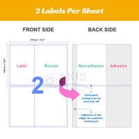 Autocollants en papier adhésif A4 imprimables 4-en-1 personnalisés OEM/ODM pour imprimantes laser/jet d'encre de bureau, conçus pour éviter les blocages de papier