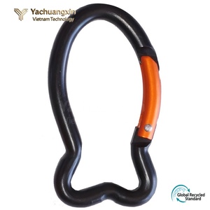 Mosquetón de aluminio con forma de pez grande, creativo y ligero, para montañismo y actividades al aire libre. - Product Image 3