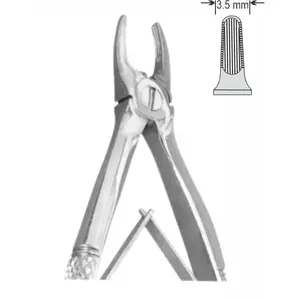 Instrumentos quirúrgicos dentales FOCEPS de EXTRACCIÓN de patrones para niños diseñados específicamente para centros superiores e incisivos superiores - Product Image 2