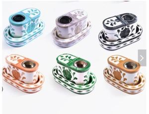 Luxury Purple Bone Inlay <b>Bakhoor</b> Burner Set with Tray Handmade Mubkhar <b>Oud</b> Incense Holder Indian Wood Handicrafts Home Decor - Product Image 2