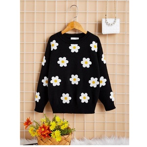 Suéter de Punto Calado con Cuello Redondo para Mujer, Hecho en Fábrica, de Alta Calidad, Delgado, de Poliéster, Informal, Holgado, Talla Grande, Estilo Otoño Invierno, de BD - Product Image 3