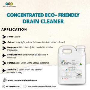 Limpiador de Drenajes No Tóxico T1B D-Cleaner para Tuberías de Alcantarillado y Sistemas de Aguas Residuales - Product Image 4