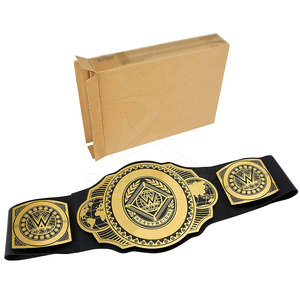 Ceinture de championnat en cuir écologique, légère, personnalisable, durable, finition élégante, design simple, entraînement d'arts martiaux - Product Image 2