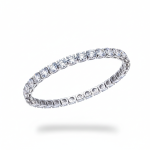 สร้อยข้อมือเทนนิสฮิปฮอปประดับจี้รูปไม้กางเขนเพชรเงินแท้ 925 สำหรับผู้หญิง เครื่องประดับแฟชั่นทันสมัย ของขวัญแต่งงาน - Product Image 2