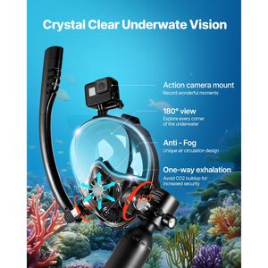 Bombola Subacquea Portatile da 0,5L per 5-10 Minuti di Respirazione Subacquea, Cilindro di Ossigeno da 98,43 Piedi per Uso Aereo - Product Image 3