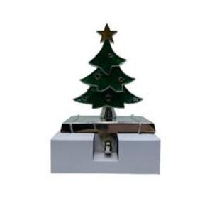 Hot Sale Wood Base Aluminium Top Christmas <b>Stocking</b> <b>Holder</b> For Hanging Decorative Use Xmas <b>Stocking</b> <b>Holder</b> With Silver Tree Top - Product Image 5