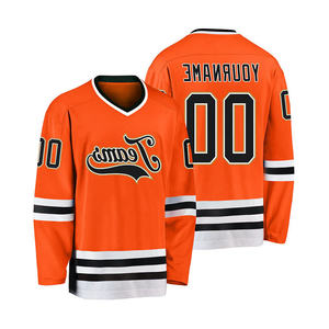 High Quality Custom Logo Men's Pullover Ice Hockey Jersey Sublimation Hoodies High Quality Polyester for Team Ice Hockey Wear - Product Image 6
