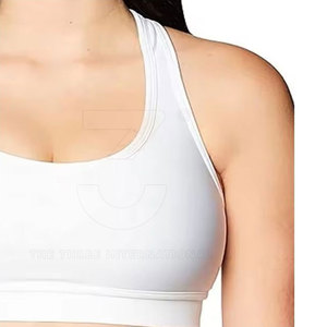 Soutien-gorge de sport pour femme à maintien élevé, personnalisable avec logo, style simple, logo frontal, écologique, prix compétitif, production rapide - Product Image 4