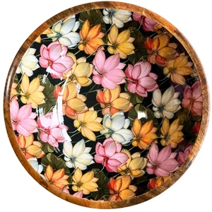 Tazón de Madera con Diseño Esmaltado 2026, Plato Moderno para Servir Comida, Ideal para Regalo, Ecológico y Duradero - Product Image 5
