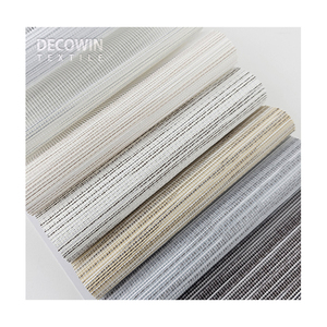 DECOWIN TEXTILE URBANE Sistema de Doble Capa con Filtro de Luz Tipo Zebra |   Persiana Enrollable Integrada |   Ventana Francesa Moderna |   Minimalista - Product Image 3