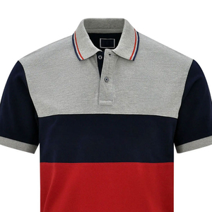 Chemises polo pour hommes, vêtements décontractés, nouvelle conception tendance, logo personnalisé, couleur unie, respirant, en coton, grandes tailles, tendance - Product Image 4