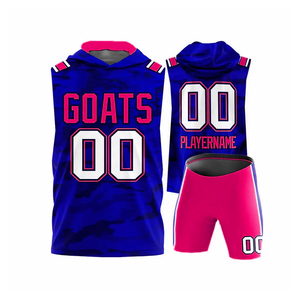 Conjunto de Camisetas de Fútbol Americano 7v7 con Estampado por Sublimación, Diseño Personalizado, Estampado Gráfico, Uniformes de Fútbol Americano 7 contra 7 sin Mangas para Jóvenes - Product Image 4
