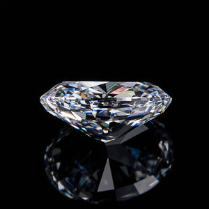 Diamant de laboratoire ovale certifié IGI, couleur D, clarté VVS, HPHT/CVD, diamant synthétique en vrac pour la fabrication de bijoux, prix de gros - Product Image 2