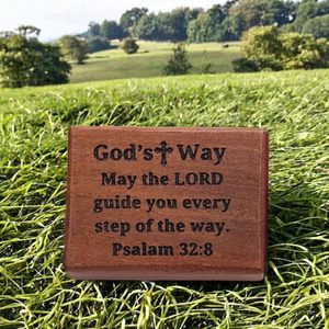 Nautical Brass <b>Compass</b> with Wooden Case Vintage Navigation Pointer Inspirational Quote for Camping Hiking Religious Gifts - Product Image 5