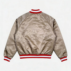 Chaqueta de Satén para Hombre con Forro Interior Suave, Tejido Ecológico y Sostenible para Ropa Casual Sostenible - Product Image 4