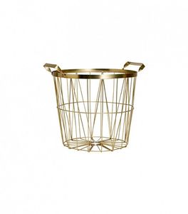Linea Exports Inc Modern <b>Metal</b> Wire <b>Storage</b> <b>Basket</b> with Hanging Design for Neatening and Multi-Purpose Use - Product Image 3