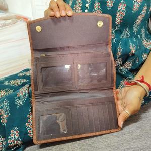 Cartera plegable de cuero genuino Vintage Unisex con diseño de letra de algodón cierre de cremallera corta gran capacidad antirrobo hecha a mano - Product Image 4