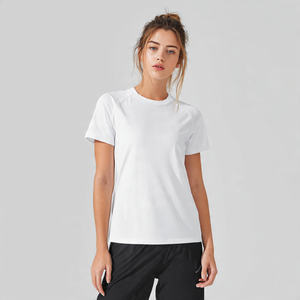 Camiseta Deportiva para Mujer, 100% Poliéster, Cuello Redondo, Secado Rápido, Ligera, para Entrenamiento y Fitness - Product Image 5