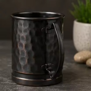 Hammered Copper Mule Mug With Brass Handle Vintage Style Drinkware Pure Copper Customized <b>Beer</b> Tea Coffee Mugs In Wholesale Cost - Product Image 5