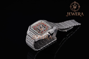 Best Quality Mossinate Elegant Gold and Silver Stainless Steel <b>Watch</b> Genuine Diamond Detailing <b>for</b> a Luxurious Look and Feel - Product Image 2