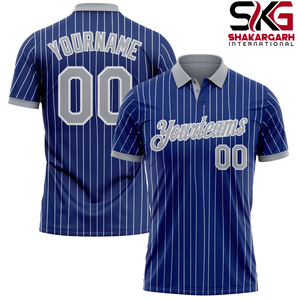 เสื้อโปโลแบบไล่เฉดสีสำหรับกีฬา  ชุดยูนิฟอร์มทีมแบบกำหนดเองได้  เสื้อกีฬาแขนสั้นสำหรับกอล์ฟ โบว์ลิ่ง เทนนิส - Product Image 4