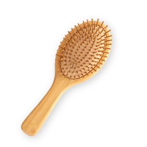 Cepillo de Pelo de Bambú Natural, Cepillo Desenredante de Madera, Peine de Bambú para Masaje del Cuero Cabelludo, Ecológico, Proveedor OEM ODM - Product Image 1