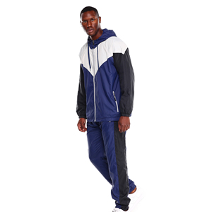 Men Windbreaker Tracksuit Loose Fit Jacket Pants Set Casual Streetwear <b>Athletic</b> Clothing Lightweight Breathable Fashion Outfit - Product Image 4