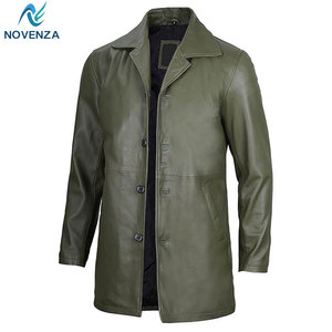 Manteau en cuir réversible de qualité supérieure pour homme, veste d'hiver chaude doublée, col classique, idéal pour les occasions décontractées et formelles - Product Image 3