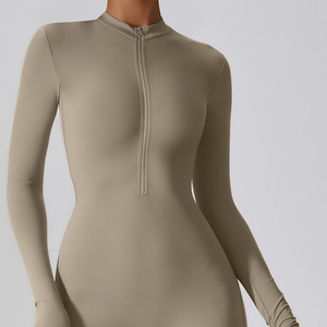 Seamless Yoga <b>Jumpsuit</b> for Women High Performance Fitness Suit Full Body Support Breathable Stretchy Workout Wear - Product Image 1