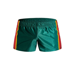 Shorts en microfibre non tissée, séchage rapide, écologiques, en polyester satiné, décontractés, pour le sport, taille élastique, respirants et extensibles, vente en gros - Product Image 1