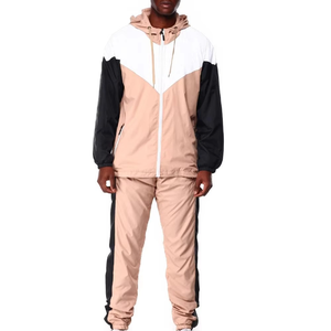 Ensemble de survêtement coupe-vent léger unisexe personnalisé, respirant, résistant au vent, vêtements de sport, vêtements actifs avec logo OEM - Product Image 5