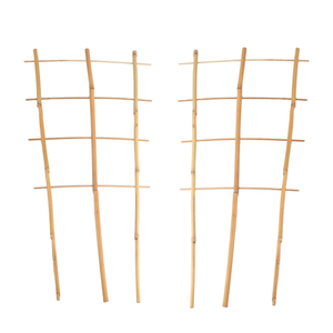 Vente en gros de treillis en bambou en forme d'éventail pour plantes grimpantes d'intérieur, fabriqué au Vietnam - Product Image 1