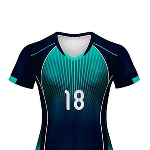 Ensemble d'uniformes de volley-ball respirants et à séchage rapide de haute qualité, nouveau design, 100 % polyester, sur mesure - Product Image 3