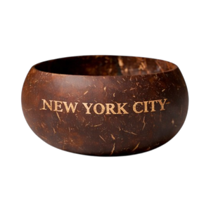 Bol en Coque de Noix de Coco Poli de Haute Qualité, Écologique, Fait Main, Décoration Artistique Gravée, Style Américain, Cadeau Unique pour le 4 Juillet - Product Image 3