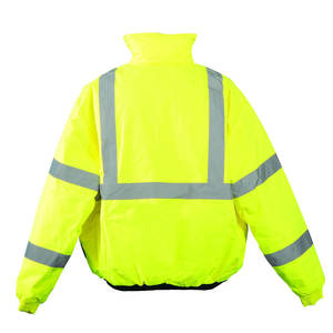 Veste réfléchissante haute visibilité, tissu imperméable et coupe-vent, veste de sécurité chaude et sèche avec capuche - Product Image 3