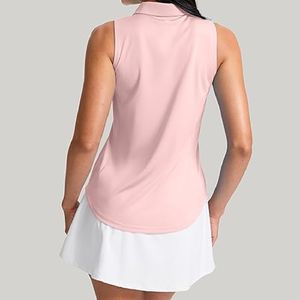 Chemise de golf sans manches pour femmes de haute qualité, design athlétique - Product Image 5
